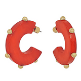 Dot Station Marble Hoops – Red