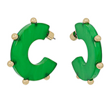 Dot Station Marble Hoops – Green