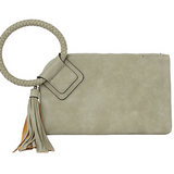 Ring Handle Clutch – Sage
