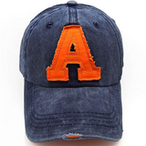 “A” Vintage Dyed Baseball Cap – Auburn
