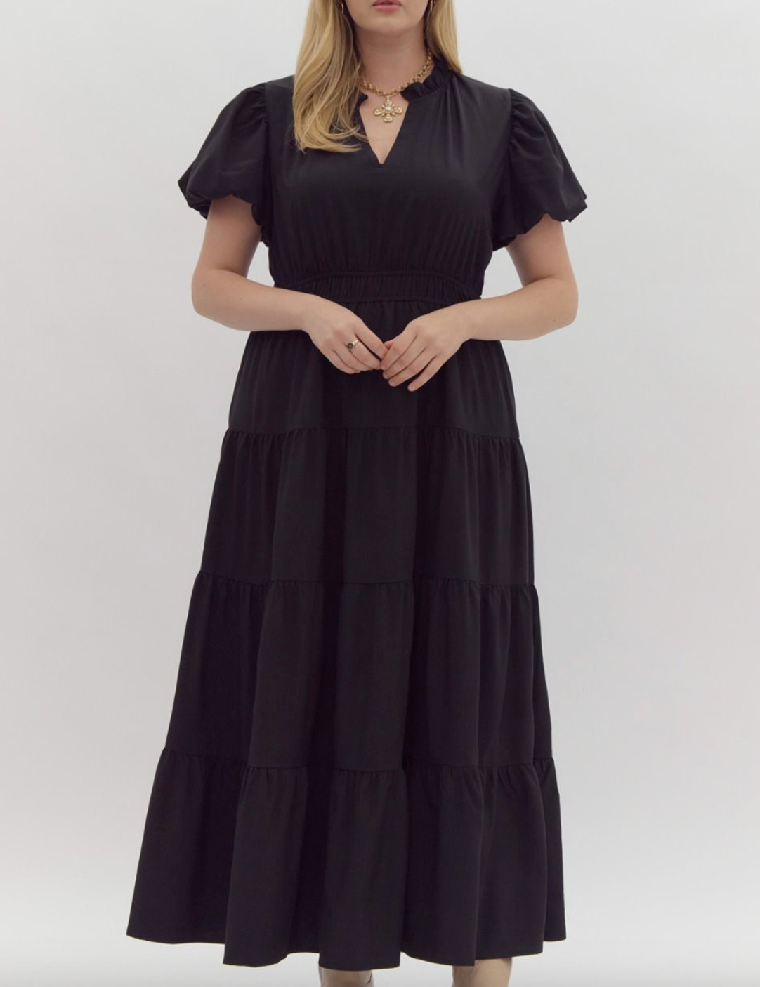 Little Black Midi Dress