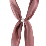 Accented Pearl Long Scarf Necklace