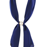 Accented Pearl Long Scarf Necklace