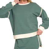 Ash Jade French Terry Pullover & Skort Set