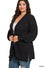 Plus Waffle Cardigan