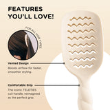 Vented Hair Brush - Tan