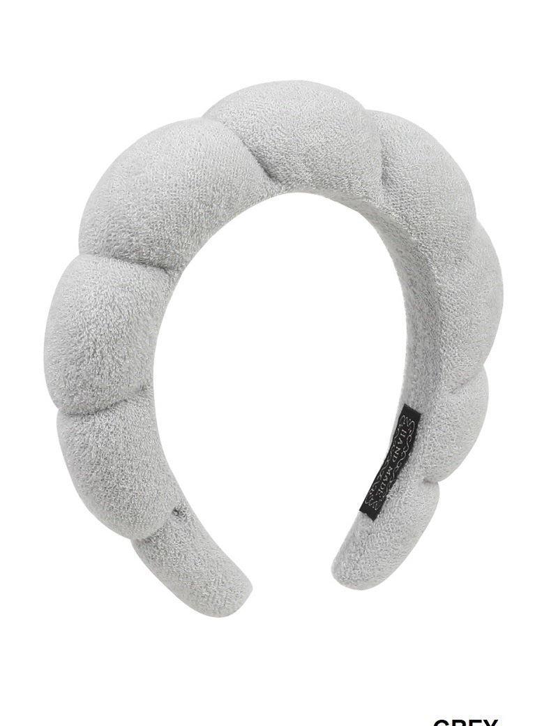 Spa Sponge Terry Towel Hair Headband
