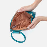 Biscayne Blue Sable Wristlet
