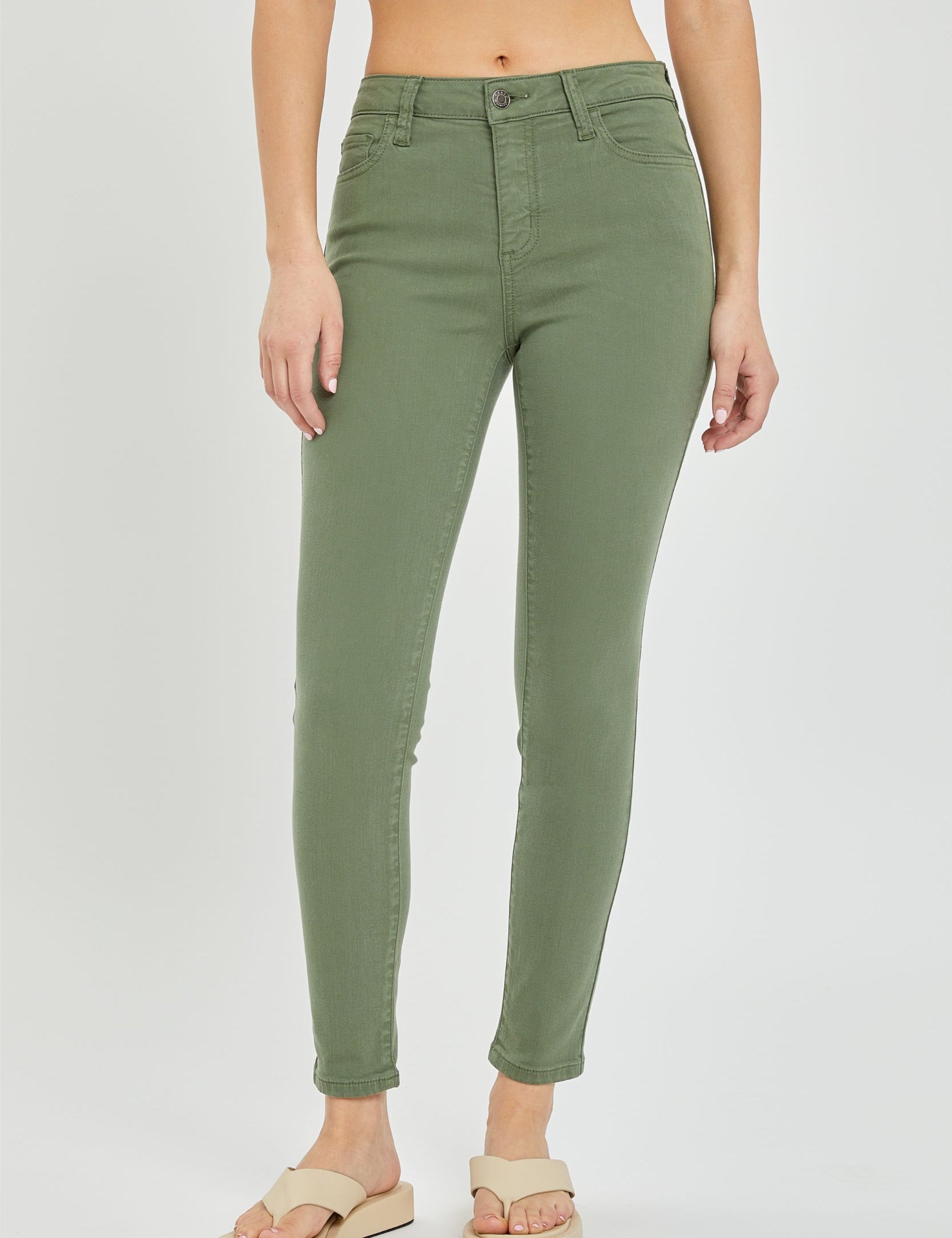 Cello Mid Rise Crop Skinny