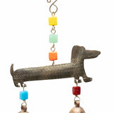 Handmade Beloved Dog Double Bell Wind Chime – Beads & Authentic NANA Bells