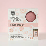 Sweet Grace Wool Dryer Ball Kit | Luxury Laundry, 3pk