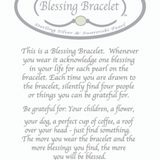 Charmed Lapis & Puzzle Piece 8mm Blessing Bracelet: Large