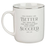 Mug Set 2pc Mr. & Mrs. 1 Cor. 13:4