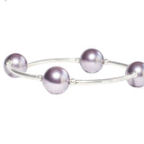 12mm Mauve Pearl Blessing Bracelet: L