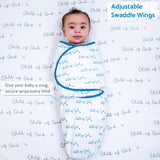 Child of God Blue Swaddle Sack (0–3 Months)