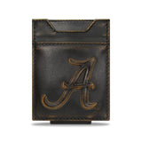 Alabama Crimson Tide Leather Front Pocket Wallet by Zep-Pro