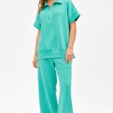 Quarter Zip + Pants Modal Set