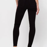 Black Stretch High Rise Ankle Skinny
