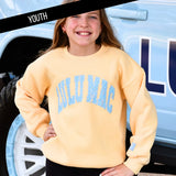 Lulu Mac Youth Polka Dot Sweatshirt - Butter Yellow