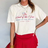 Land of the Free Graphic Tee