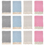 Patterned Cotton Throw Blanket - 50 x 70 - Style Options: Diamond