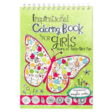 Coloring Book Wirebound Inspirational for Girls
