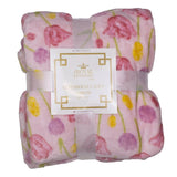 Tulip Fields Throw   Pink/Purple/Yellow   50x60