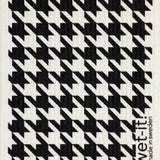 Houndstooth Black Swedish Cloth