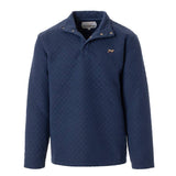 Diamond Patterned Pullover Navy