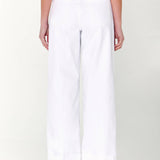 WV99651WHT High Rise Wide Leg with Self High Cuffed Hem: 9