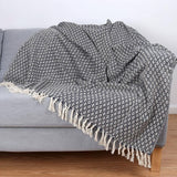 Patterned Cotton Throw Blanket - 50 x 70 - Style Options: Diamond