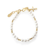 14K Gold-Plated Baby Cross Bracelet Small 0-12m