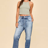 Denim Dream Pull-On Pants