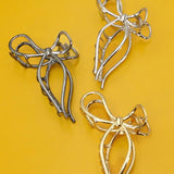 Gold Bow Hair Clips