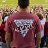 Alabama Tri Logo: Crimson / Small