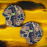 Duck call Camo - Car Coaster