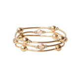 8mm Gold-Filled Blessing Bracelet: L