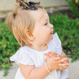 Girls Silver Pearl Baby Baptism Bracelet, 1st Communion Gift: Large 6-12 Years