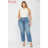 Mica Denim – Plus Super High Rise Straight Leg Jeans