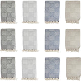 Patterned Cotton Throw Blanket - 50 x 70 - Style Options: Diamond