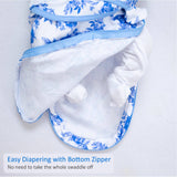 “A Peony For Your Thoughts” Sleep Swaddle (0–3 Months)