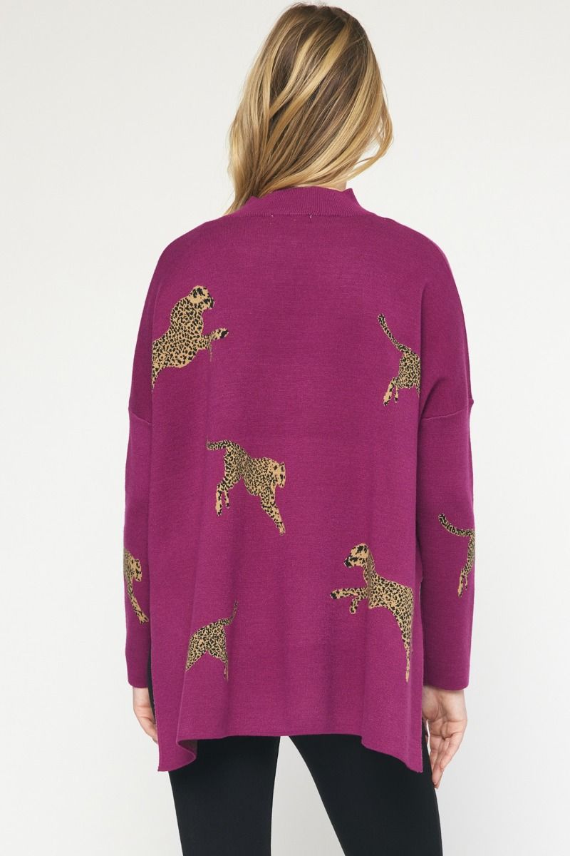 Cheetah Chic Sweater