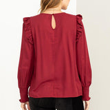Playful Elegance Smocked Top