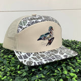 Wood Duck SB Cap: Heather Grey /White
