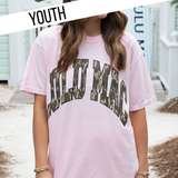 Youth Comfort Colors Mossy Oak Tee: Blossom