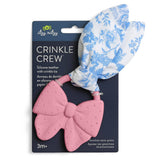 Pink Bow Crinkle Crew