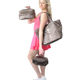 The Debra Diamond Tote Coca Mocha