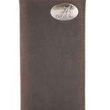 Alabama Crimson Tide Collegiate Secretary Leather Wallet.: UAL Crazyhorse