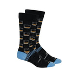 Neat Crew Sock - Whisky Glasses