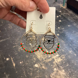 Santa Earrings